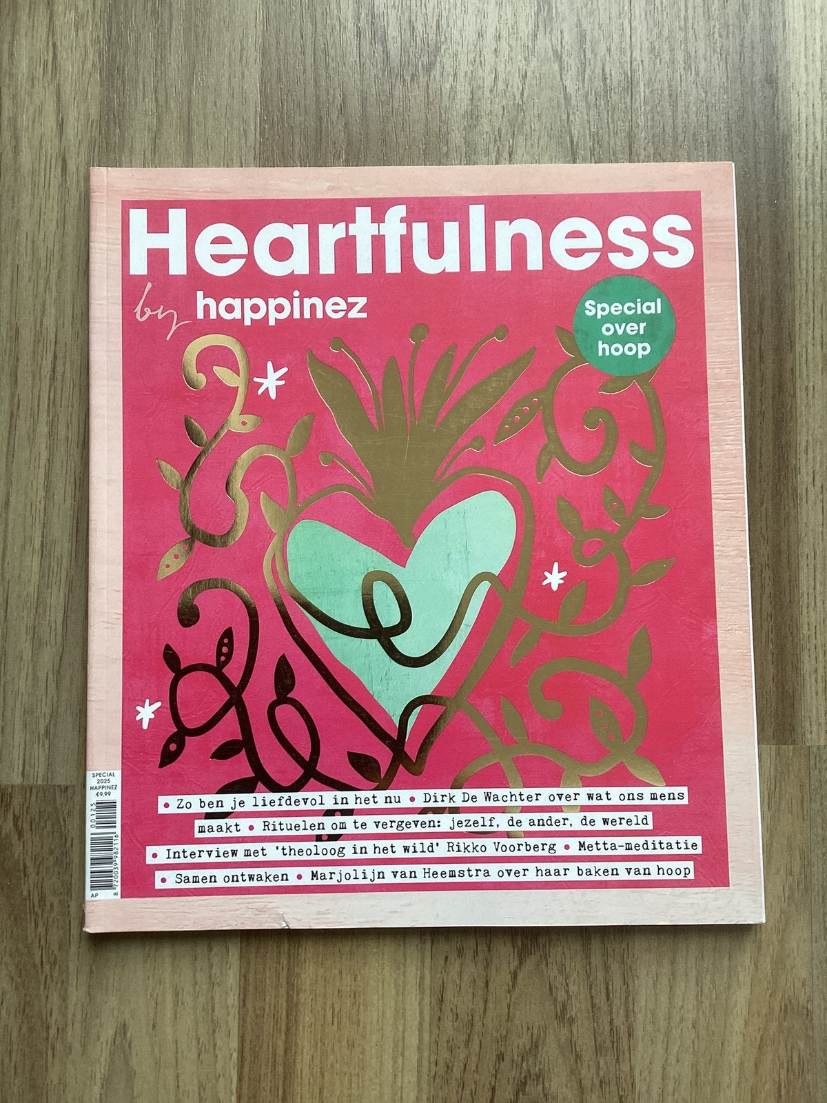 Heartfulness by Happinez magazine, special over hoop 2025, Ophalen of Verzenden, Zo goed als nieuw, Lichaam en Geest