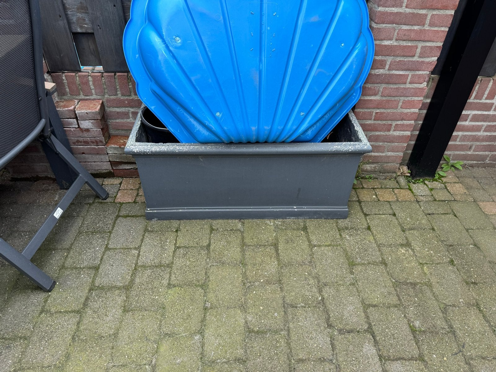 Grote rechthoekige plantenbak van beton/steen, Ophalen, Gebruikt, 100 cm of meer, Balkon