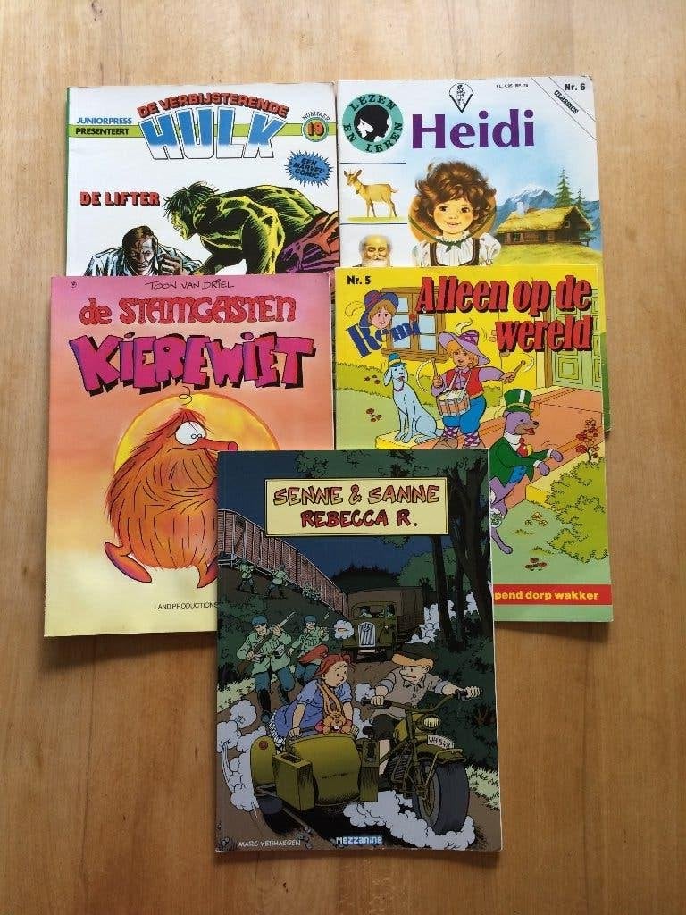 5 stripboeken, Boeken, Gelezen, Diverse auteurs, Ophalen of Verzenden, Meerdere stripboeken