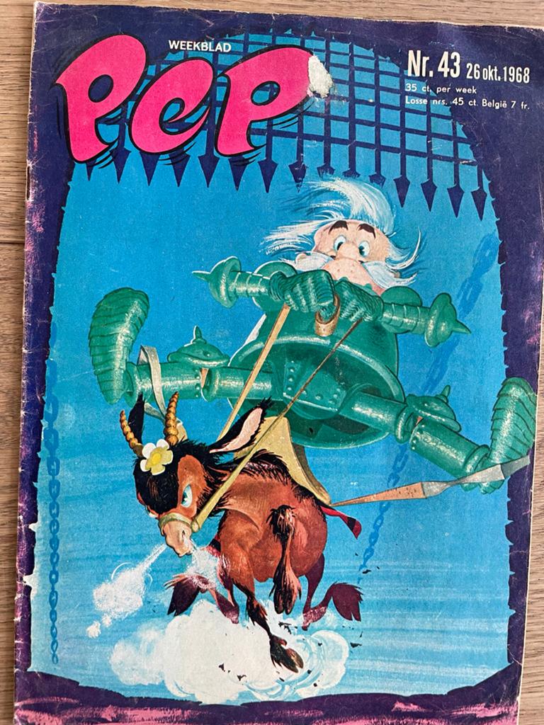Pep Weekblad Nr. 43 - 26 oktober 1968, Europa, Ophalen of Verzenden, Gelezen, Eén comic