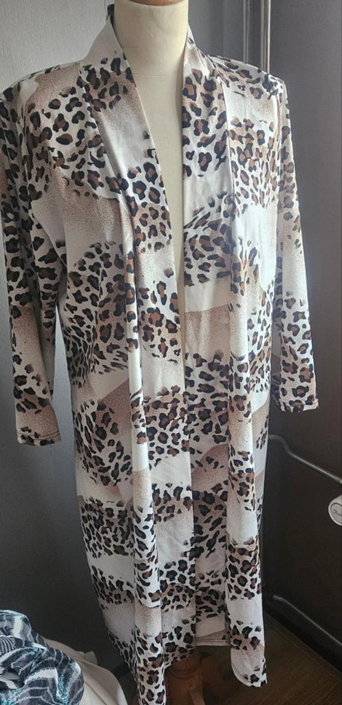 Magna panterprint vest maat 40/42, Maat 38/40 (M), Bruin, Ophalen of Verzenden, Magna