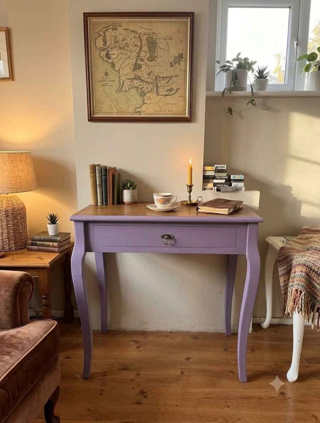 unieke boho stijl sidetable, Huis en Inrichting, Ophalen, Gebruikt, 50 tot 100 cm, Boho