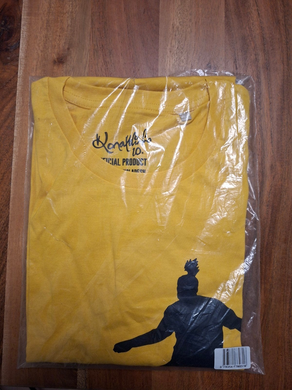 Nieuw geel Ronaldinho t-shirt - Maat XL, Ronaldinho, Geel, Ophalen of Verzenden, Maat 56/58 (XL)