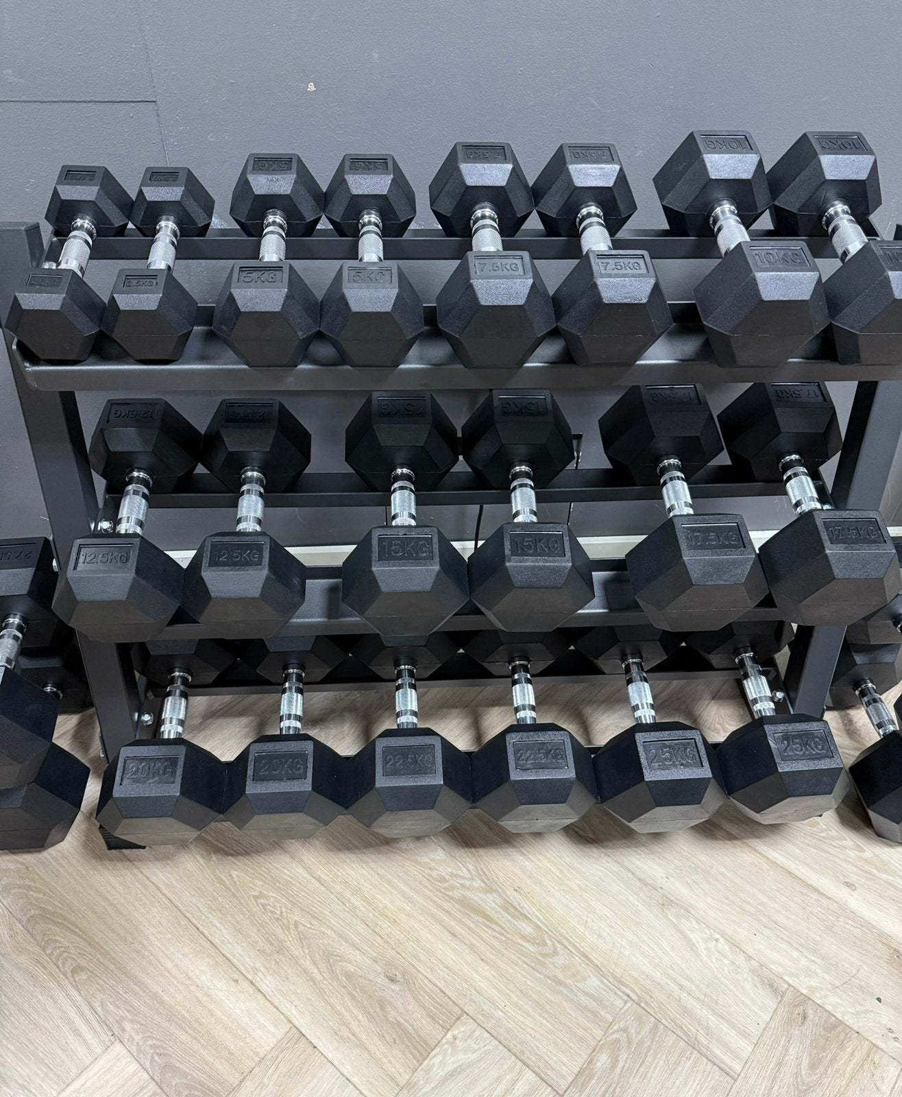 Professionele fitness gewichten/hexa dumbells, 2,5/40 kilo!, Dumbbell, Nieuw, Ophalen of Verzenden, .
