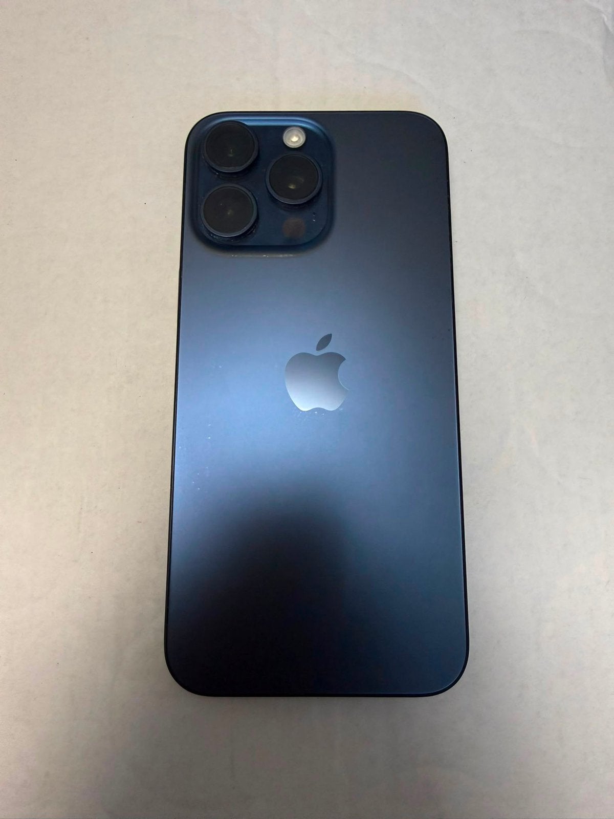 Iphone 15 pro max, 256 GB, Blauw, IPhone 15 Pro Max, Zo goed als nieuw, 85 %