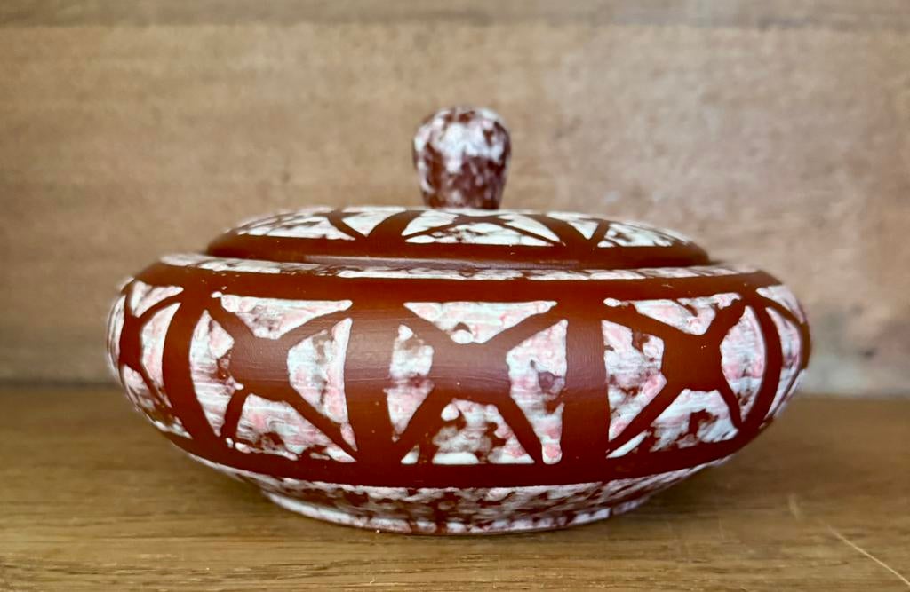 Strehla bonbonniere retro vintage, Antiek en Kunst, Antiek | Keramiek en Aardewerk, Ophalen of Verzenden