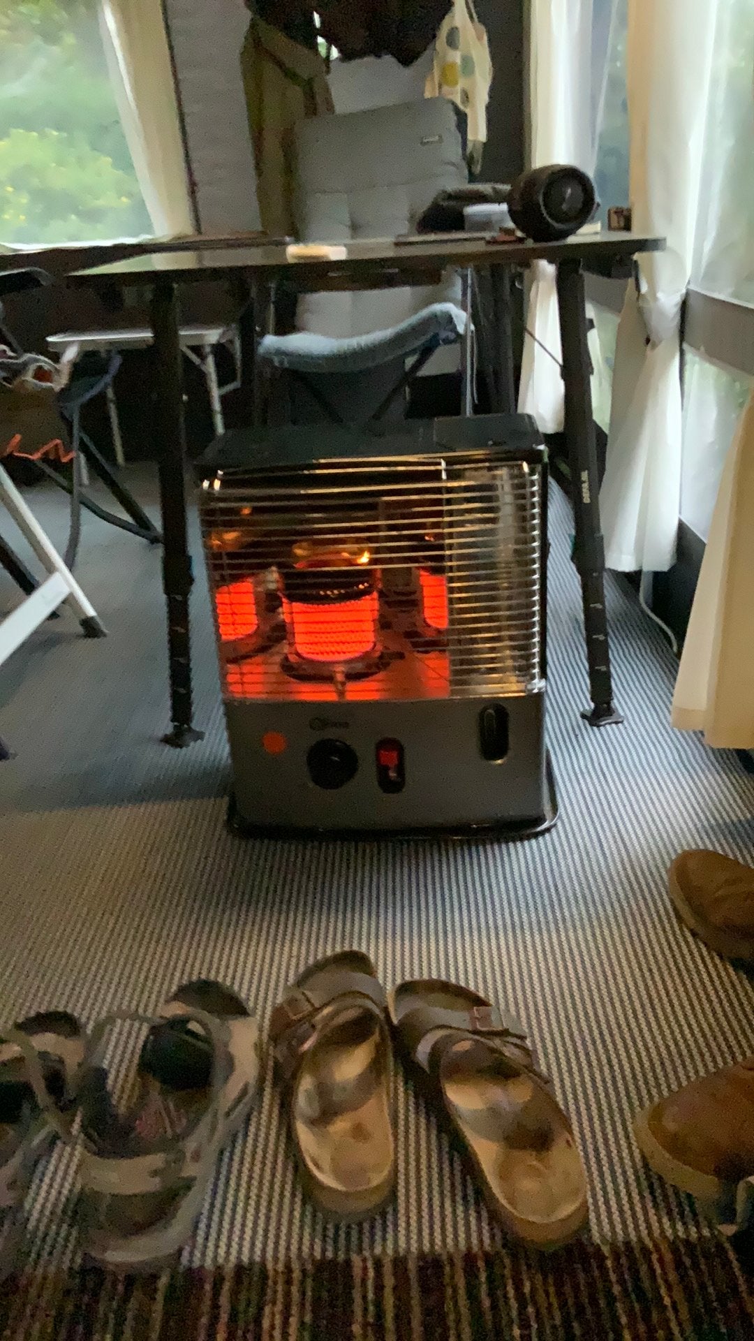 Qlima kachel, heerlijk voor bijverwarming op camping, Overige brandstoffen, Petroleumkachel, Ophalen of Verzenden, Zo goed als nieuw