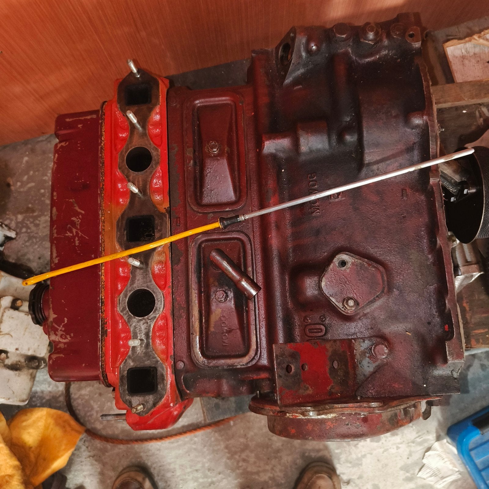 MGA 1500 motorblok, Ophalen, Gebruikt
