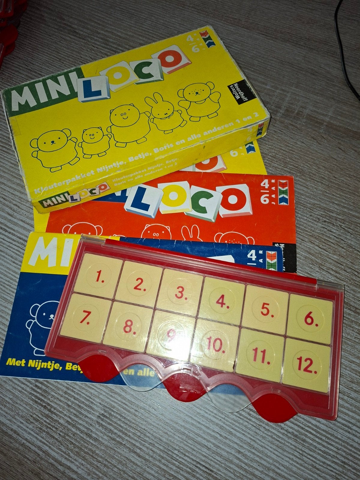Mini Loco Kleuterpakket Nijntje, Betje, Boris, Ophalen of Verzenden, Gebruikt, Puzzelen
