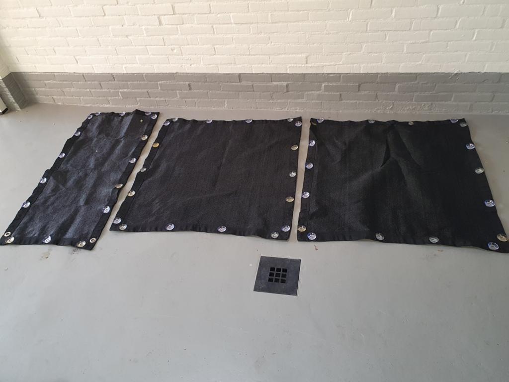 Zonnewering Zonnedoek screen zuignappen screens, Ophalen of Verzenden, Minder dan 250 cm, Zo goed als nieuw, Minder dan 150 cm