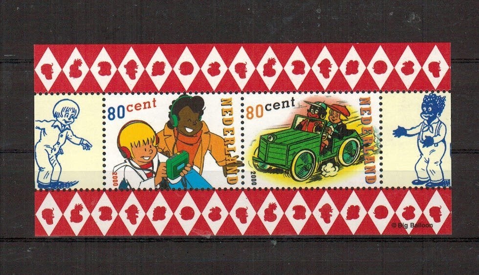 1923 Blok Strippostzegels 2000 Postfris, Verzenden, Na 1940, Postfris