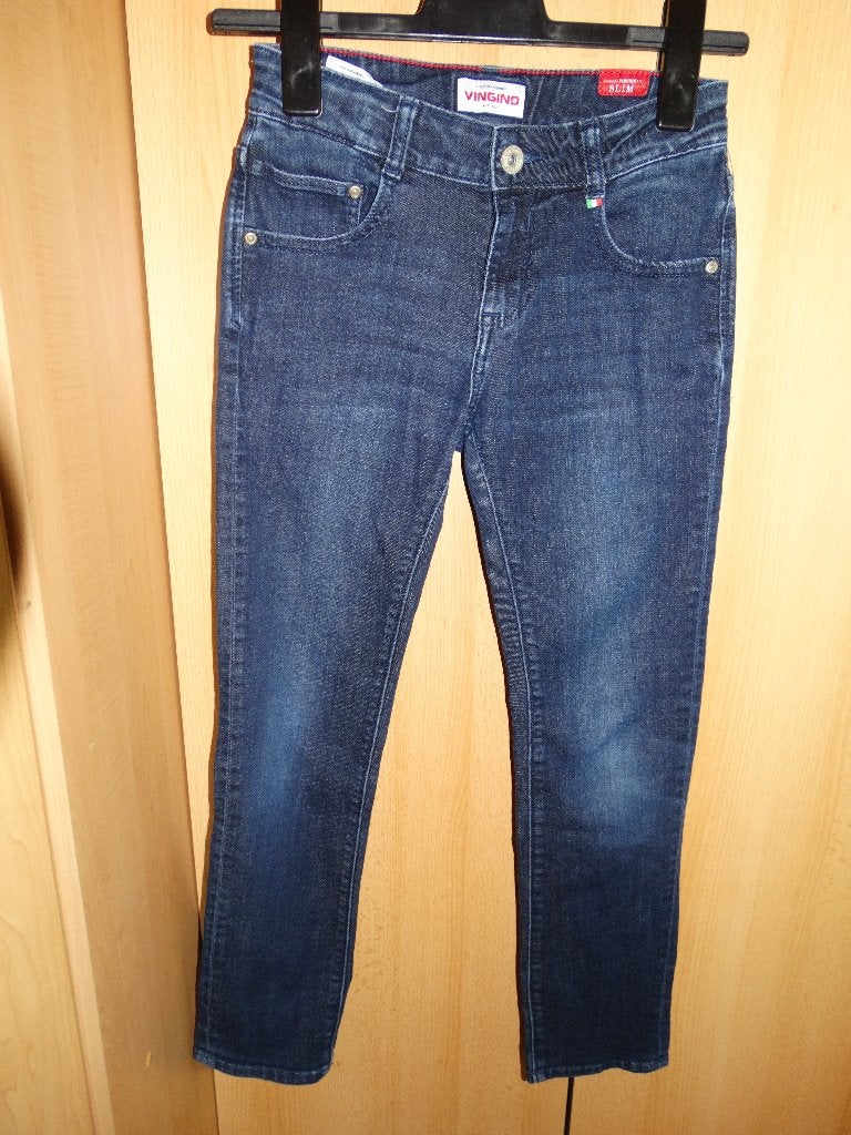 Vingino spijkerbroek, Broek, Ophalen of Verzenden, Zo goed als nieuw, Vingino