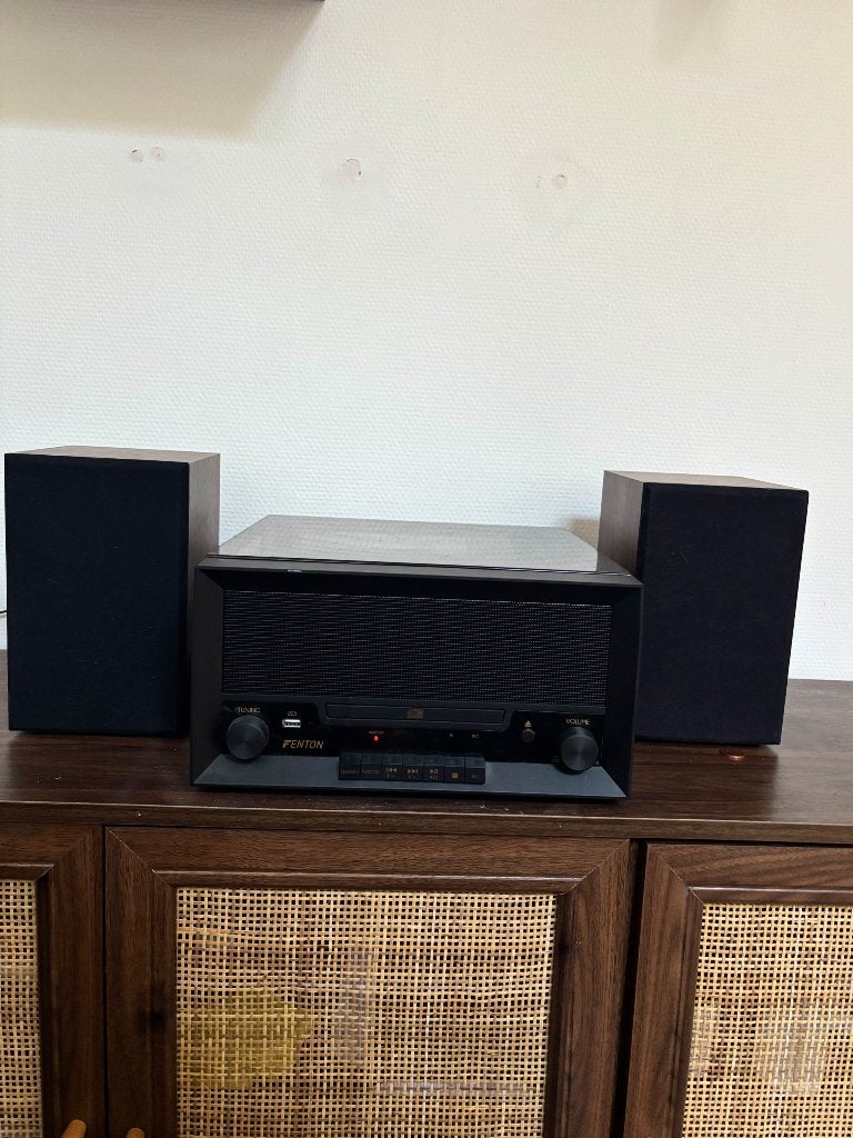 Platenspeler incl. speakers, radio, CD en bluetooth, Overige merken, Ophalen of Verzenden, Zo goed als nieuw, Automatisch