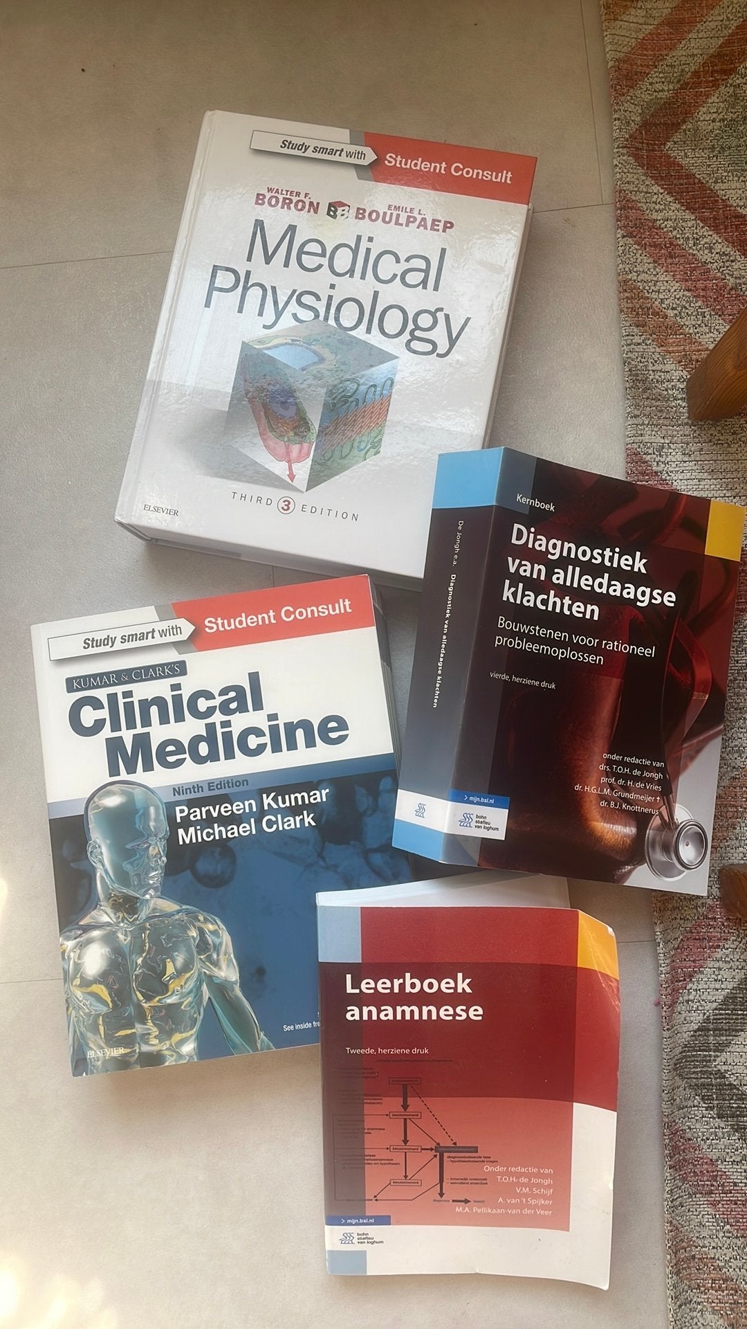 Medische studieboeken voor geneeskunde (Erasmus, Rotterdam), Boeken, Ophalen, Beta, Zo goed als nieuw, WO