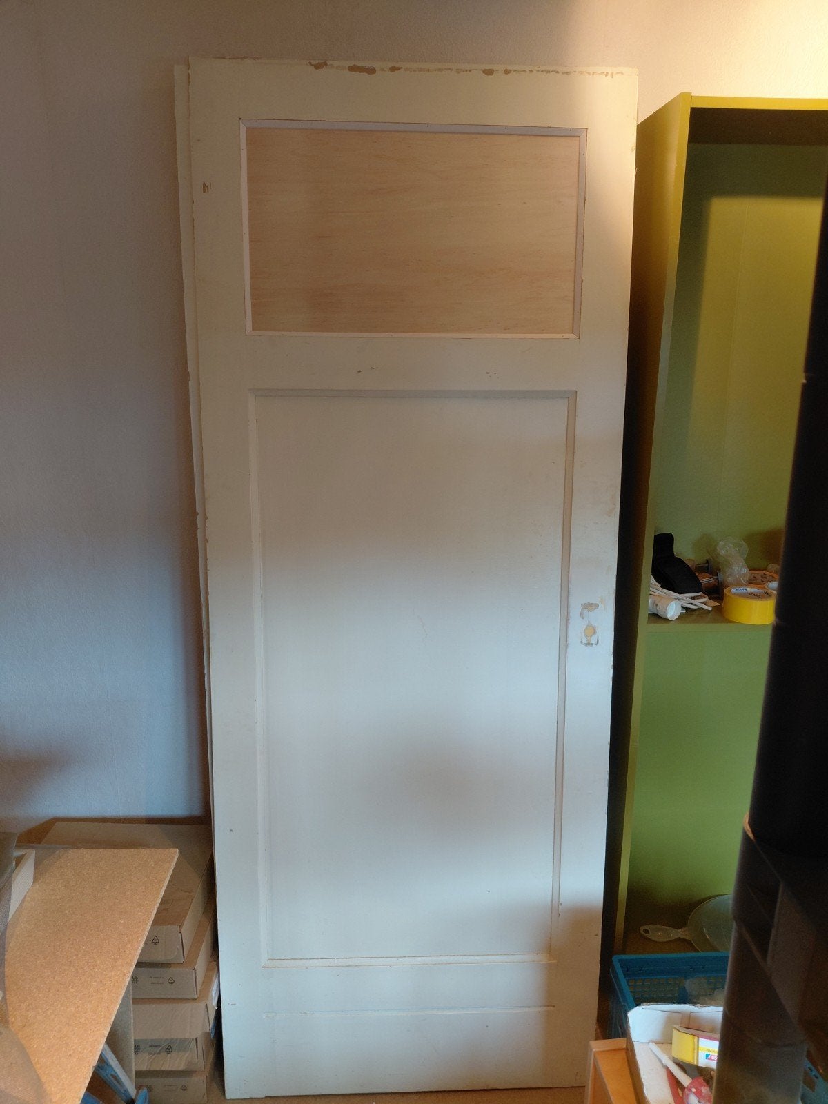 4 Paneeldeuren (211-82) - Gerepareerd, Ophalen, Gebruikt, 80 tot 100 cm, Binnendeur