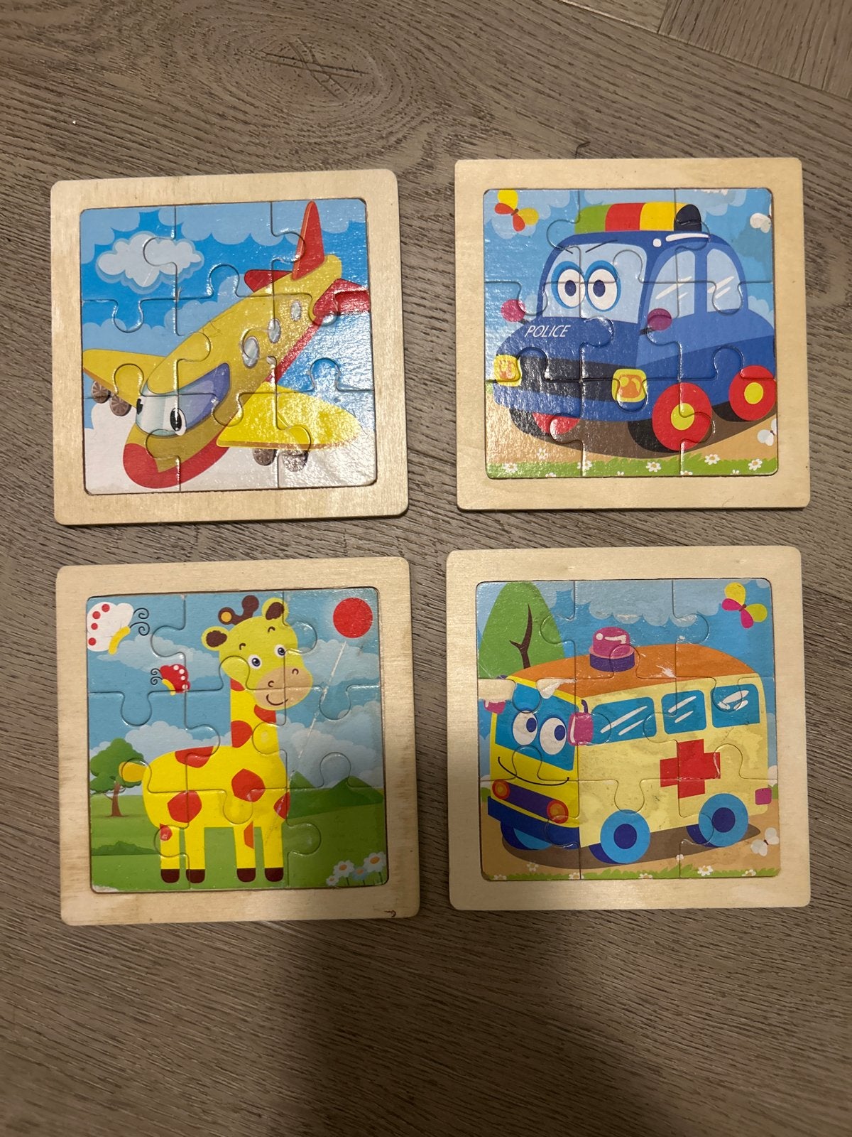 Diverse puzzels voor jonge kinderen, Ophalen, 2 tot 4 jaar, Gebruikt, Van hout
