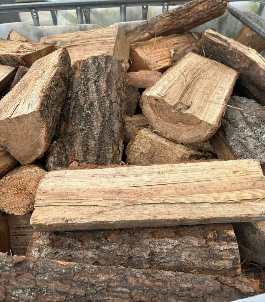 Haardhout te koop. Mooie kwaliteit eik, beuk, berk mix., Tuin en Terras, Haardhout, 6 m³ of meer, Ophalen of Verzenden