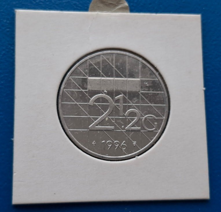 2 1/2 gulden 1996 - Beatrix in munthouder, Ophalen of Verzenden, Koningin Beatrix, 2½ gulden, Losse munt