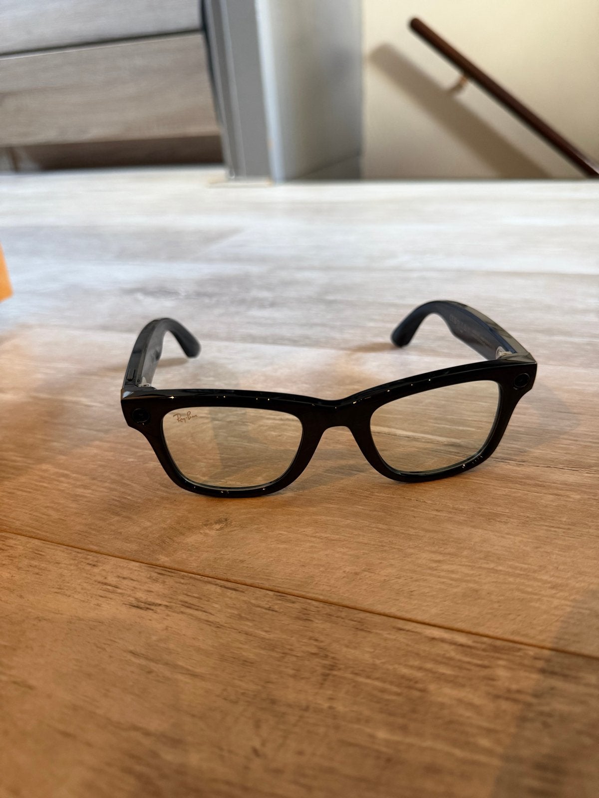 Ray-Ban Meta Wayfarer Gen1 AI Smart Bril Glanzend Zwart, Ophalen, Zwart, Nieuw, Ray-Ban