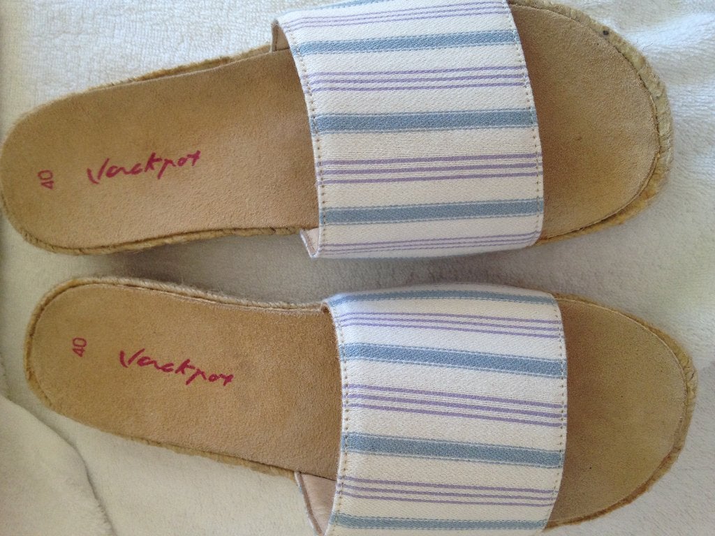 Jackpot instap espadrilles met streepjes stof (NNG), Jackpot, Nieuw, Espadrilles of Moccasins, Verzenden