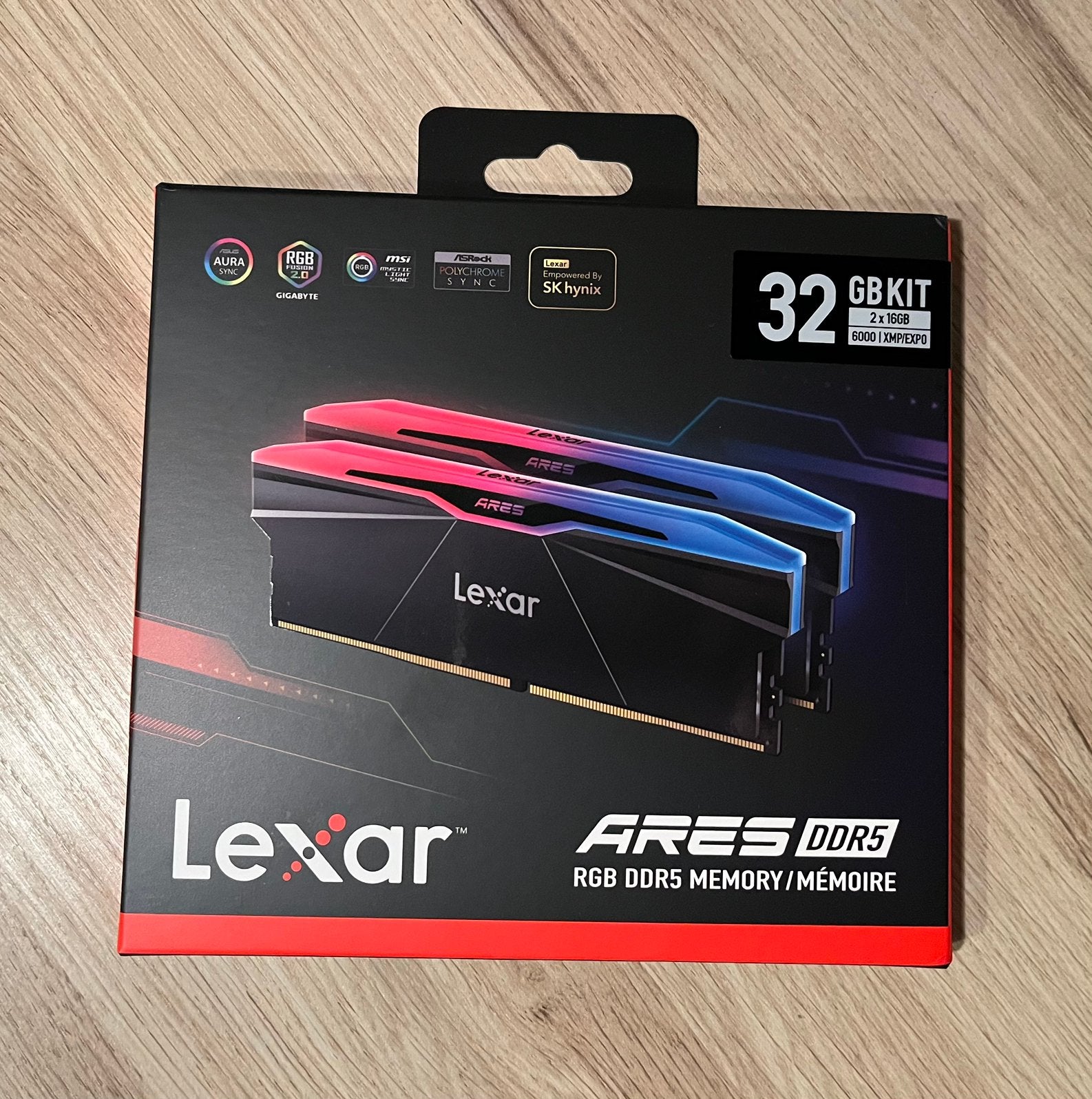 ⭐️ Lexar ARES | DDR5 | 32GB | 6000MHz | Nieuw ⭐️, 32 GB, Nieuw, Ophalen of Verzenden, Desktop
