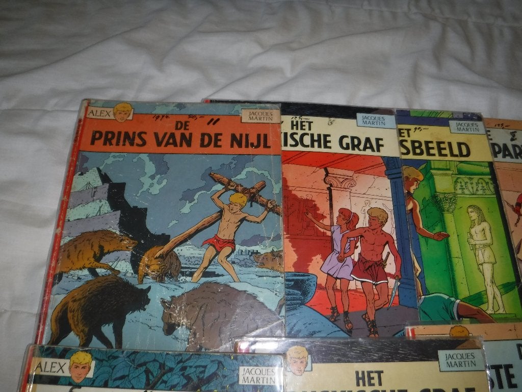 alex, Gelezen, Ophalen of Verzenden, Jacques Martin, Meerdere stripboeken