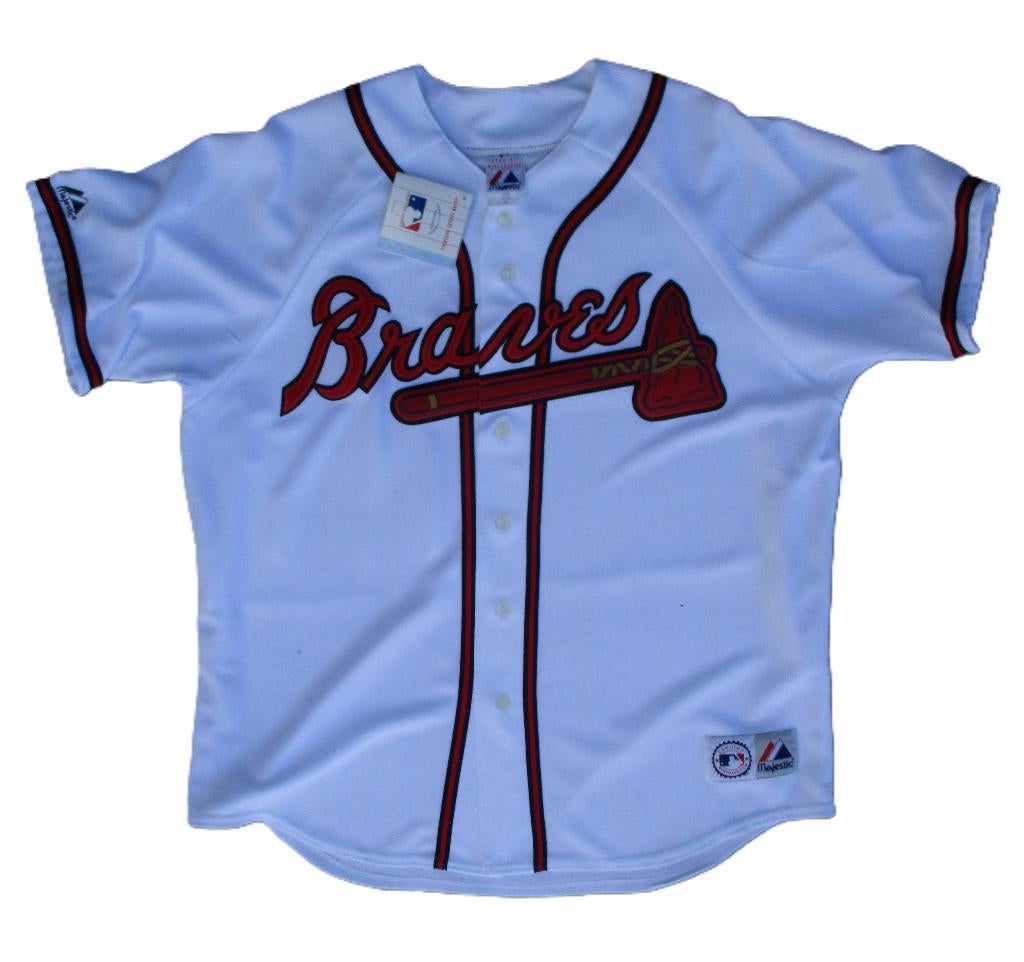 Atlanta braves mlb baseball honkbal game jersey white shirt, Ophalen of Verzenden, Nieuw, Honkbal, Kleding