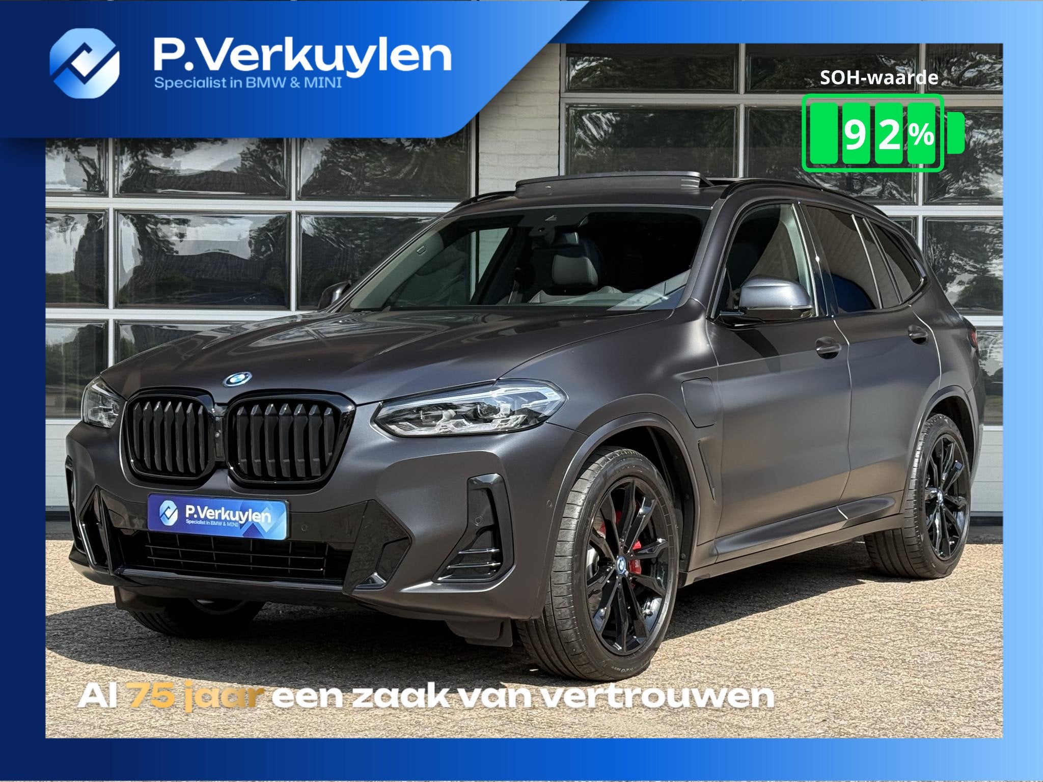 BMW X3 xDrive30e M SPORT | SPORTREMMEN ROOD | PANORAMA | 360, Auto's, 1998 cc, Gebruikt, Bedrijf, Vierwielaandrijving