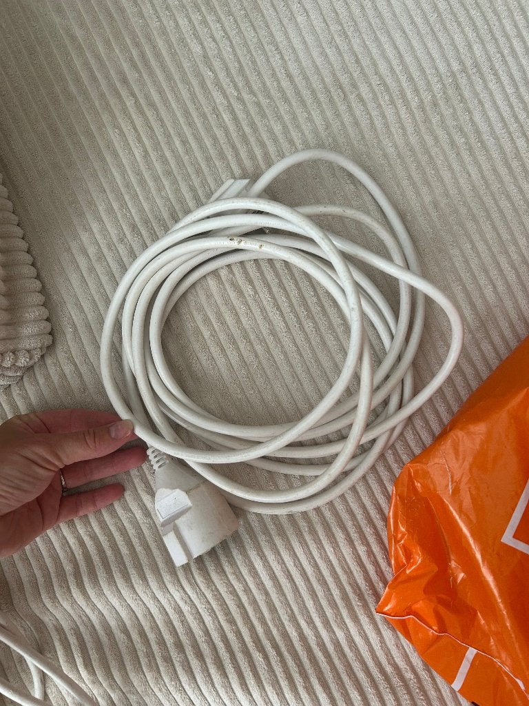 Verlengsnoer 5 m 2 stuks, Ophalen of Verzenden, Gebruikt, Kabel of Snoer