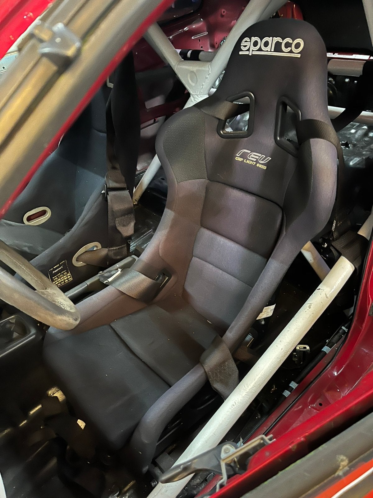 Honda civic kuipstoelen set + 6 punt gordels, Ophalen, Gebruikt, Honda