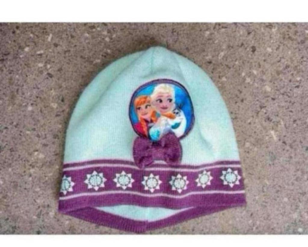 Frozen Anna en Elsa Muts - Maat 54, Ophalen of Verzenden, Gebruikt, Meisje, Muts