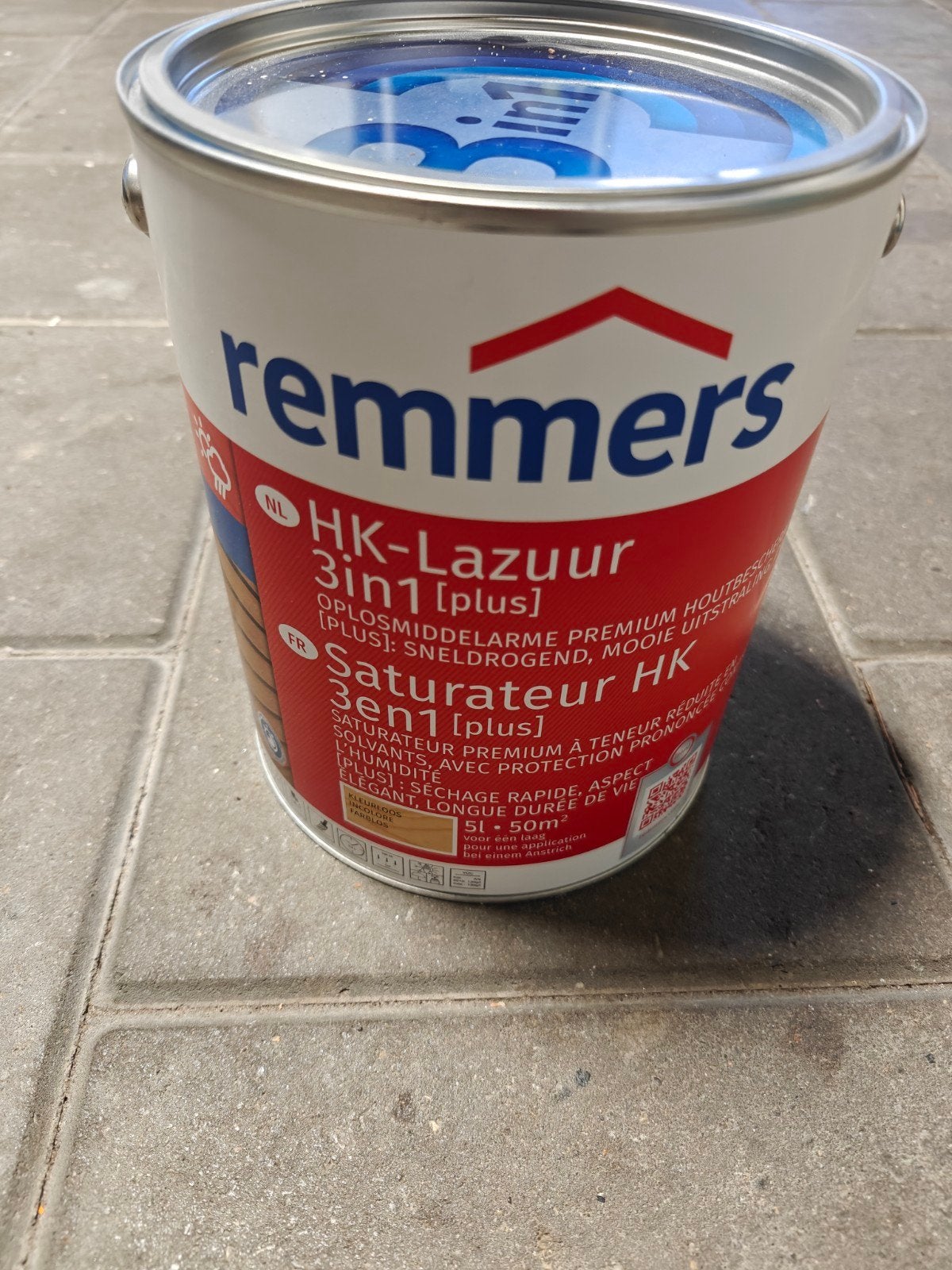 Remmers HK-Lazuur 3in1 PLUS kleurloos 5 liter, Ophalen, Overige kleuren, 5 tot 10 liter, Nieuw