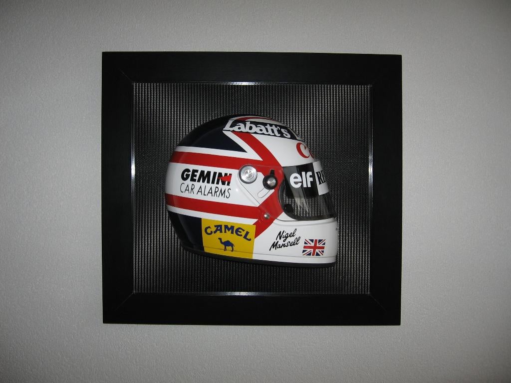 Wand-helm replica Arai F1 helm Nigel Mansell 1991 Formule 1, Verzamelen, Ophalen of Verzenden, Nieuw, Formule 1