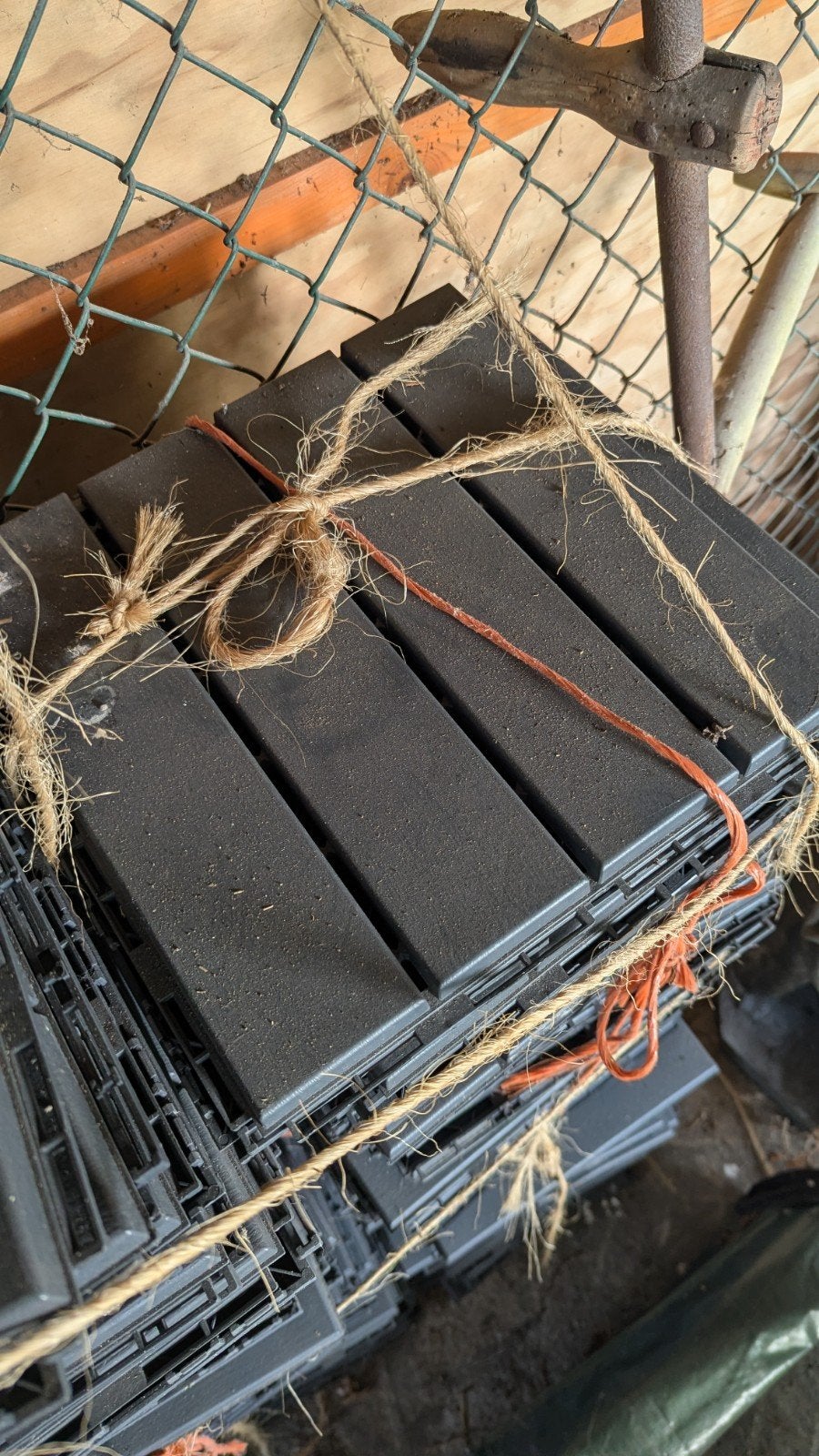 IKEA Runnen terrastegels zwart 30x30 cm, Tuin en Terras, Ophalen, Kunststof, Gebruikt, 10 m² of meer
