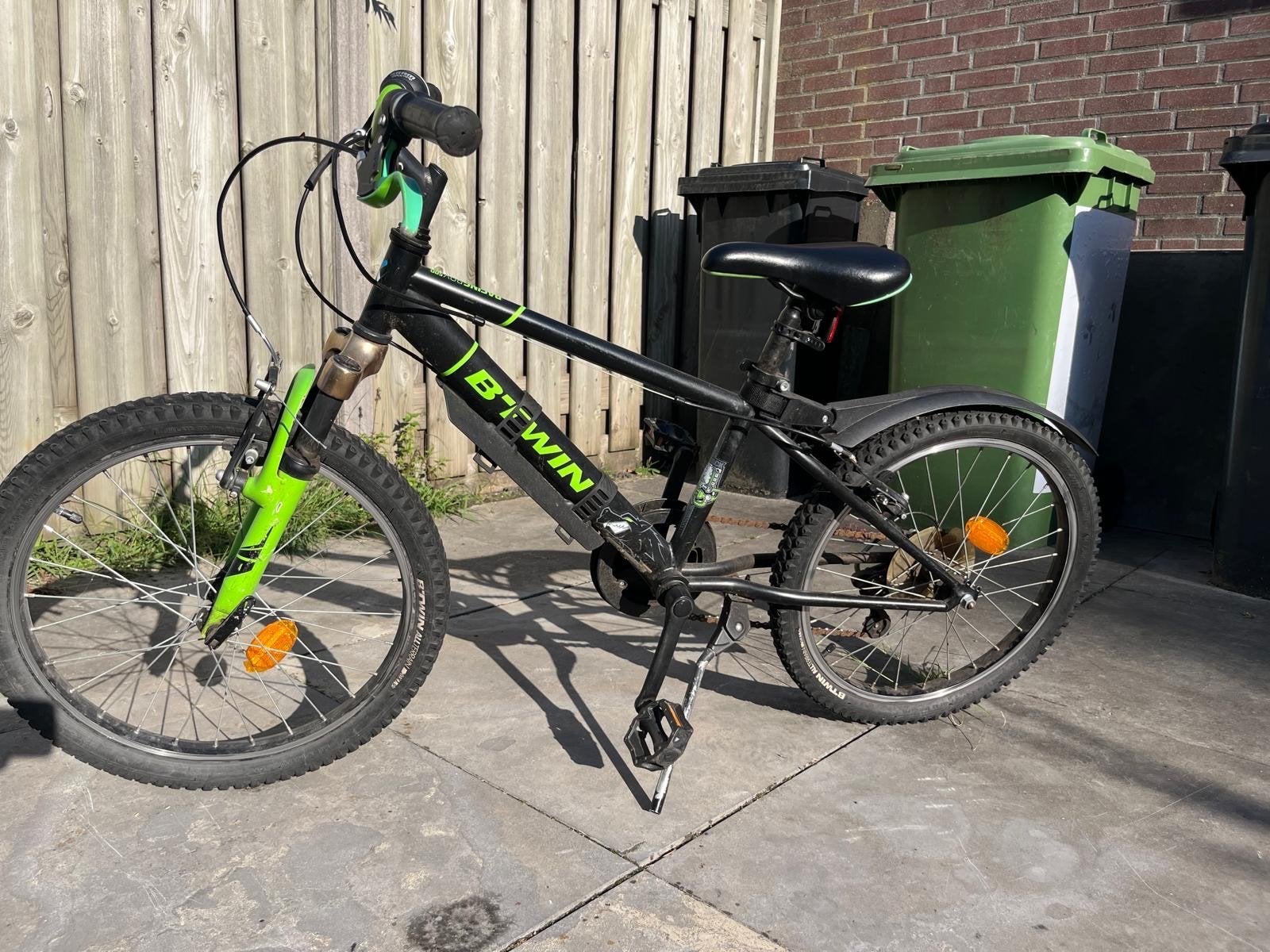 B'Twin Racing Boy 500 mountainbike voor kinderen 20 inch, Ophalen, Gebruikt, Velgrem, 20 inch of meer