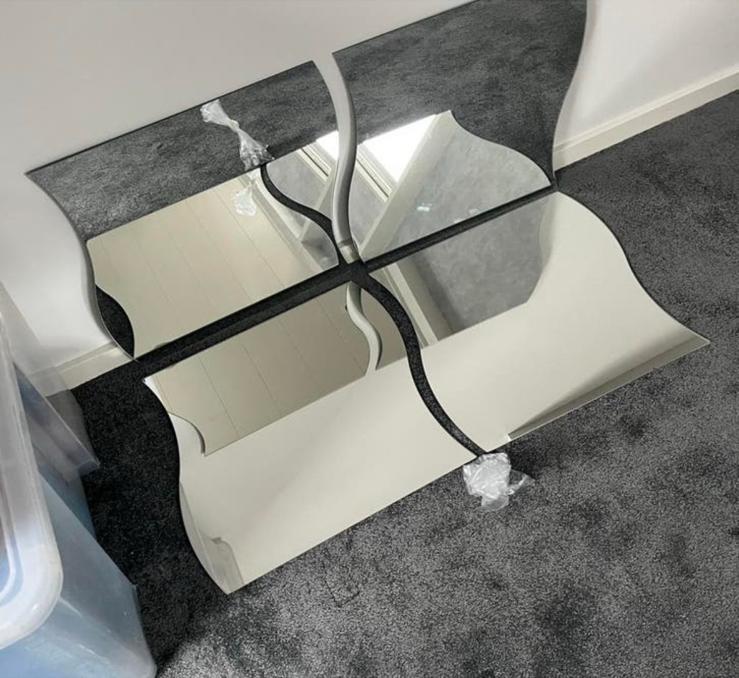 4 st. Ikea spiegels 40x40cm, Ophalen, Minder dan 50 cm, Zo goed als nieuw, Minder dan 100 cm