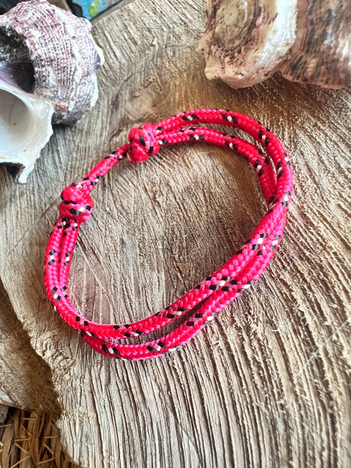 Boho armband / rood / multilayer bracelet / surflife / nieuw, Ophalen of Verzenden, Nieuw