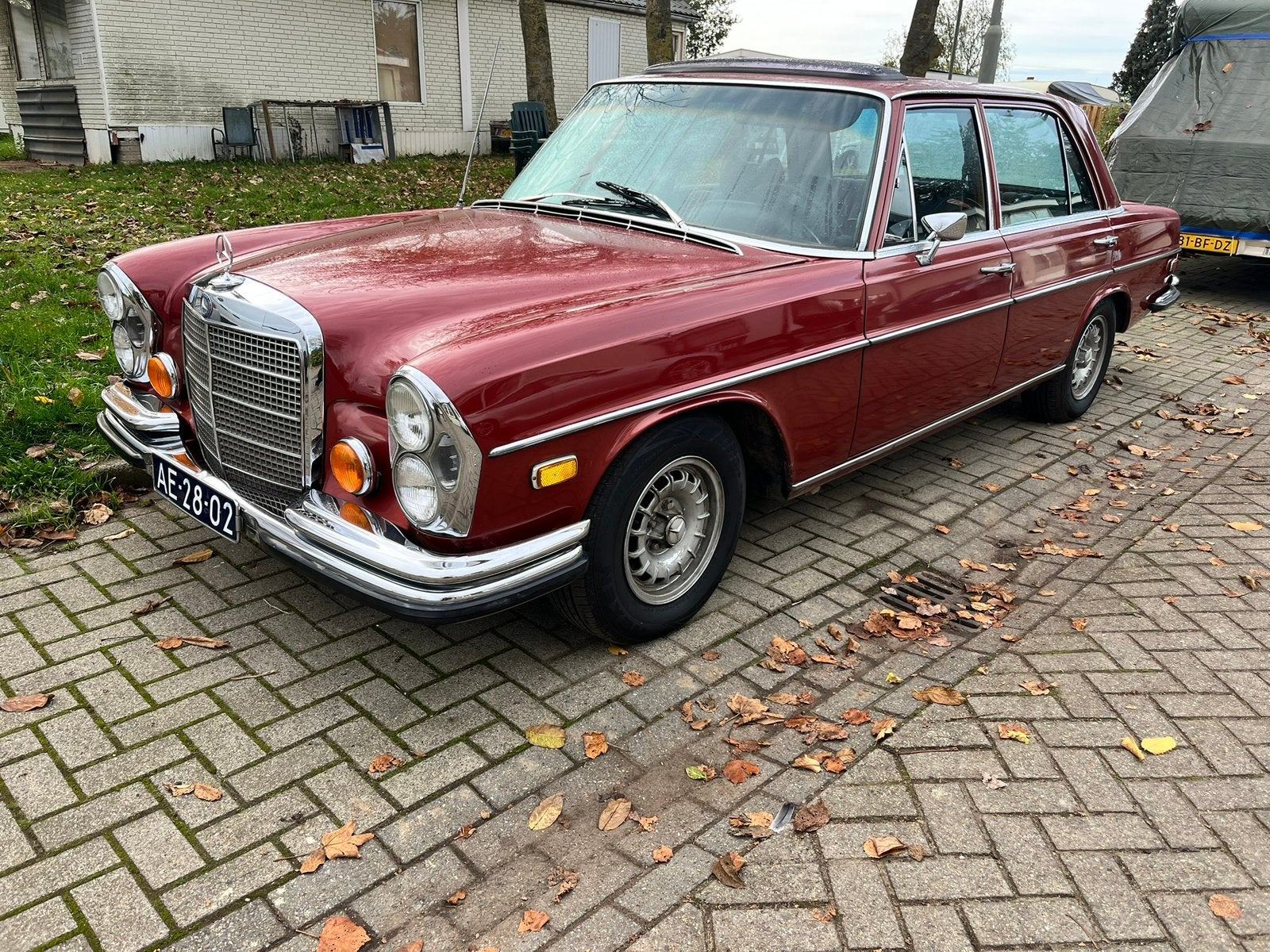 Mercedes 280sel. 4.5 1972 LPG, Auto's, Automaat, Achterwielaandrijving, Bruin, Particulier