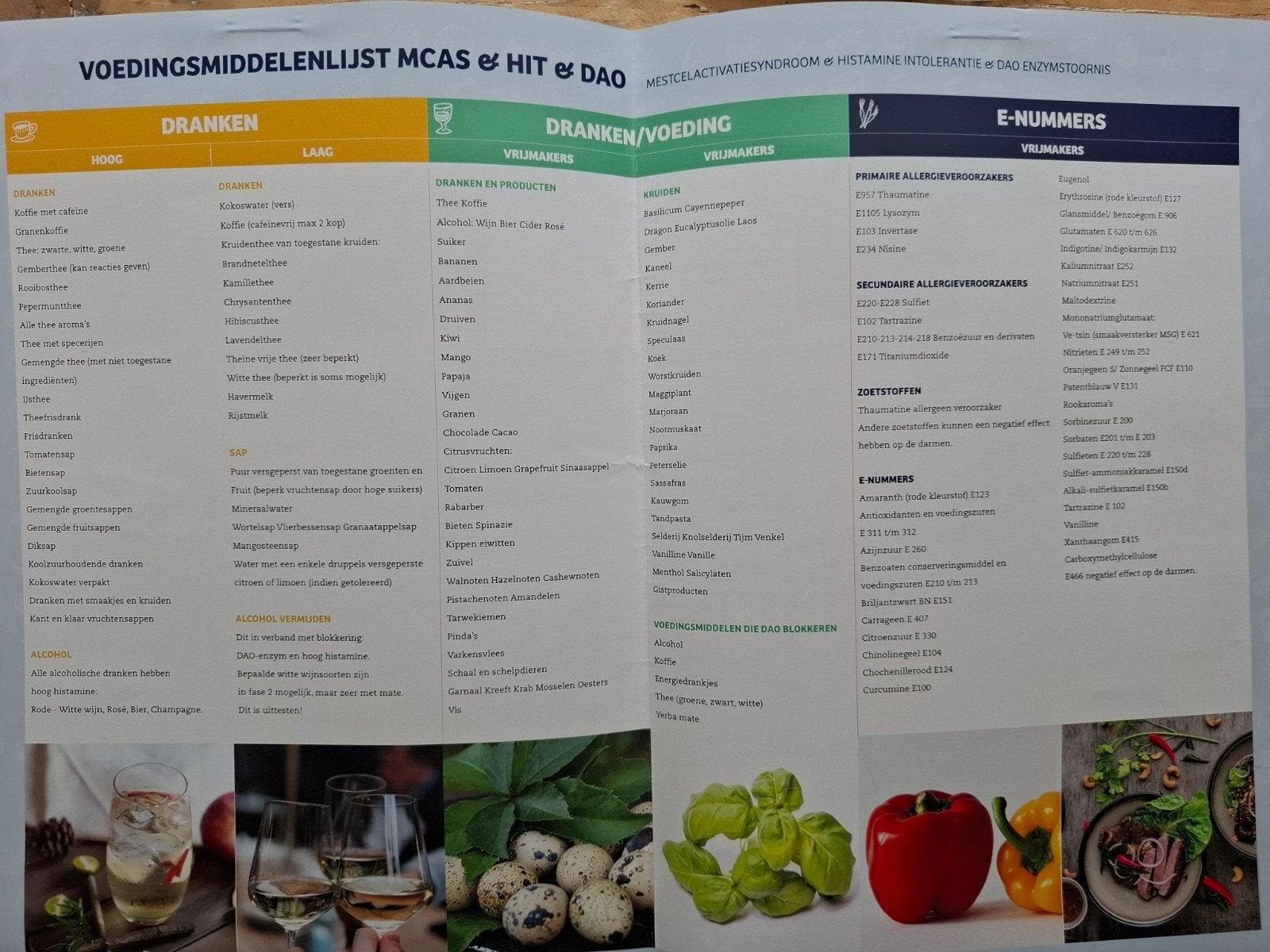 histamine intolerantie, Boeken, Dieet en Voeding, Gonnie vd Lang, Ophalen of Verzenden, Zo goed als nieuw