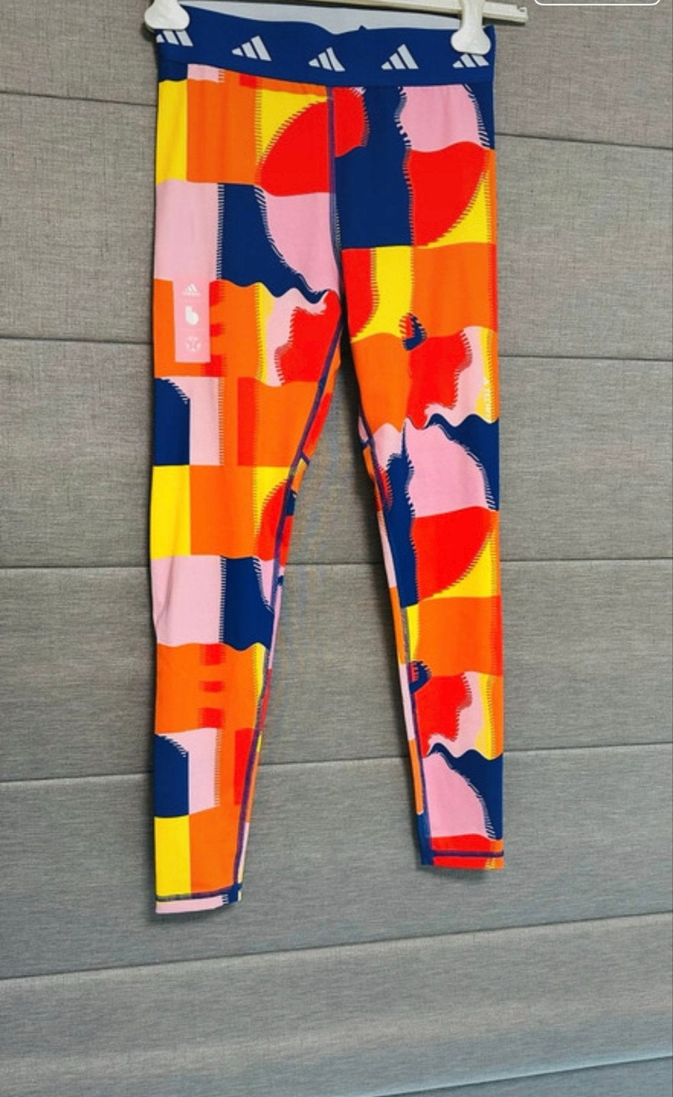 Adidas Techfit Legging - Kleurrijk en Comfortabel, Legging, Meerkleurig, Maat 40/42 (M), Ophalen of Verzenden