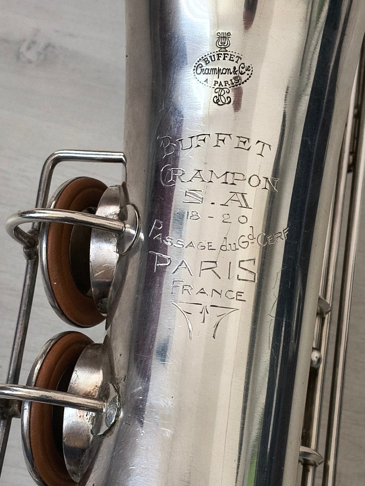 zilveren Buffet Crampon SA 18-20 altsax near mint, Muziek en Instrumenten, Ophalen of Verzenden, Zo goed als nieuw, Alt, Met koffer