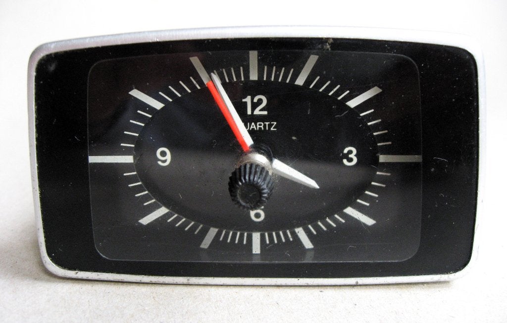 VDO quartz auto- dashboardklokje jaren 70 Ford, Ophalen of Verzenden, Gebruikt