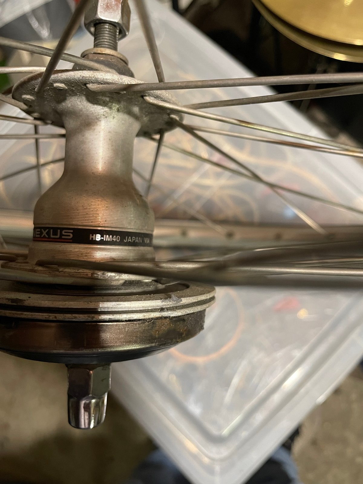 Shimano Nexus fietswiel voorwiel, Fietsen en Brommers, Fietsonderdelen, Gebruikt, Aluminium, Stadsfiets, Ophalen