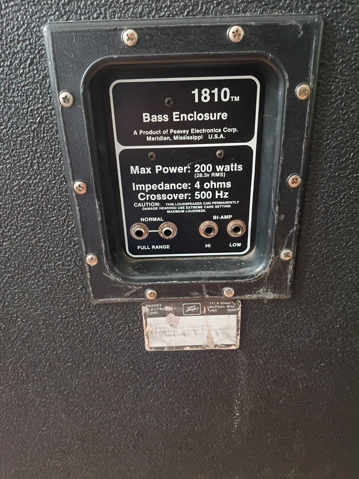 Peavey 1810 Bass Enclosure - 200 Watt Bass Speaker, Ophalen, Gebruikt, Basgitaar, 100 watt of meer