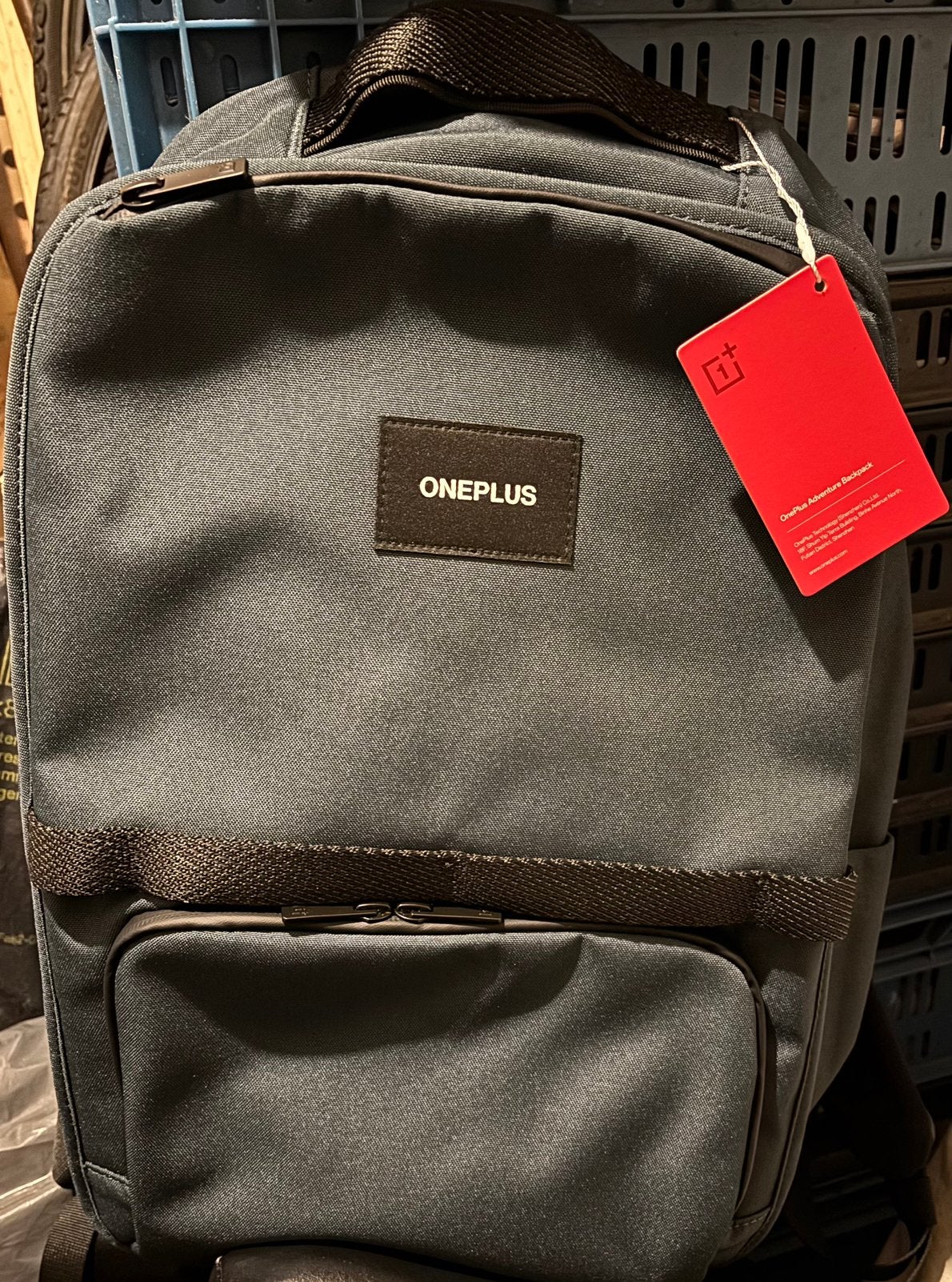One Plus Adventute backpack rugzak blauw limited edition, Ophalen, Nieuw, Overige merken