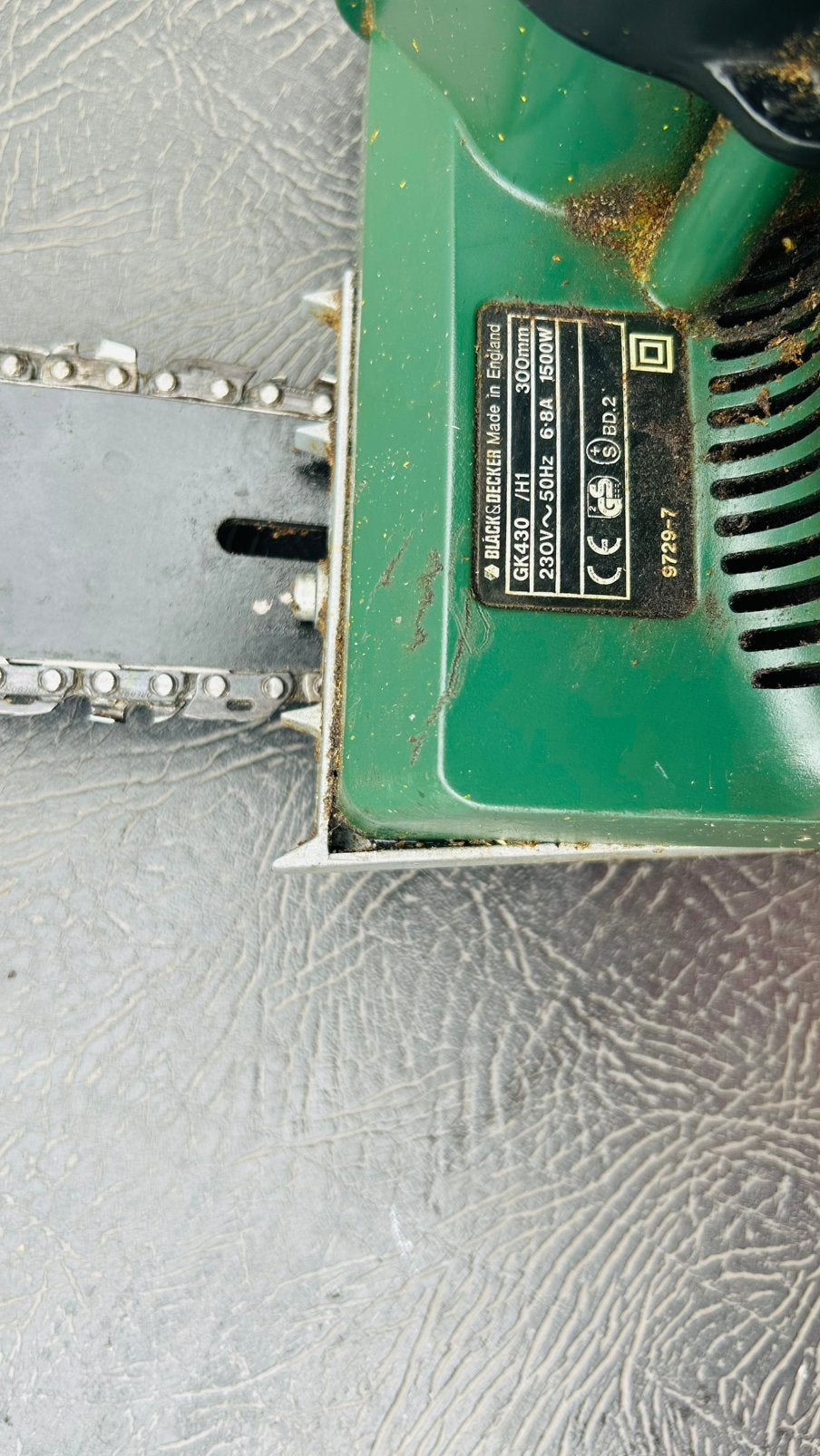 Kettingzaag electrisch 30, Doe-het-zelf en Verbouw, Gereedschap | Zaagmachines, Ophalen, Gebruikt, Kettingzaag, 30 tot 70 mm