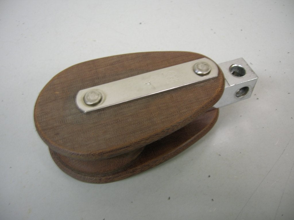 Klassiek Tufnol Enkelschijfs Blok, Katrol, 12 (- 14) mm, Ophalen of Verzenden, Nieuw, Lijn of Blok