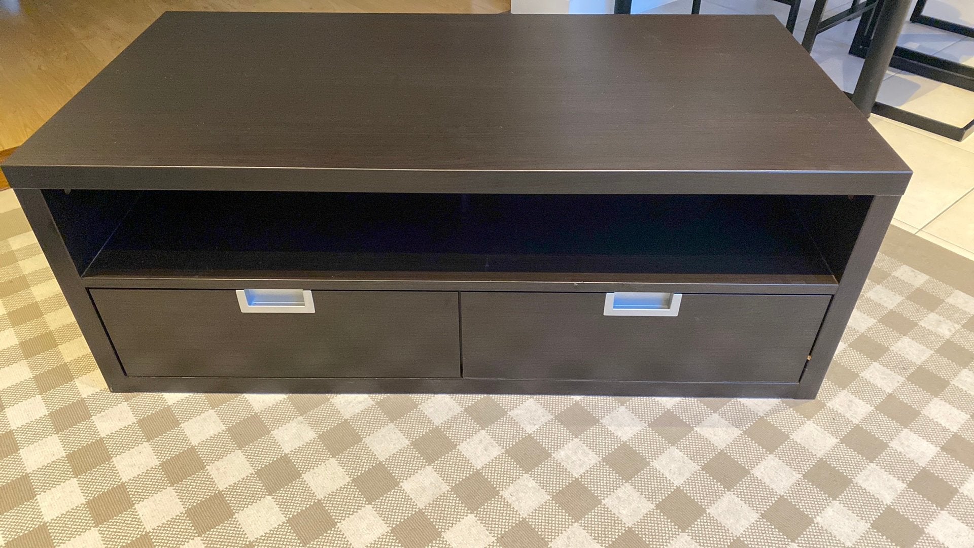 Tv kast zwart degelijk, Ophalen, Zo goed als nieuw, 25 tot 50 cm, Minder dan 100 cm