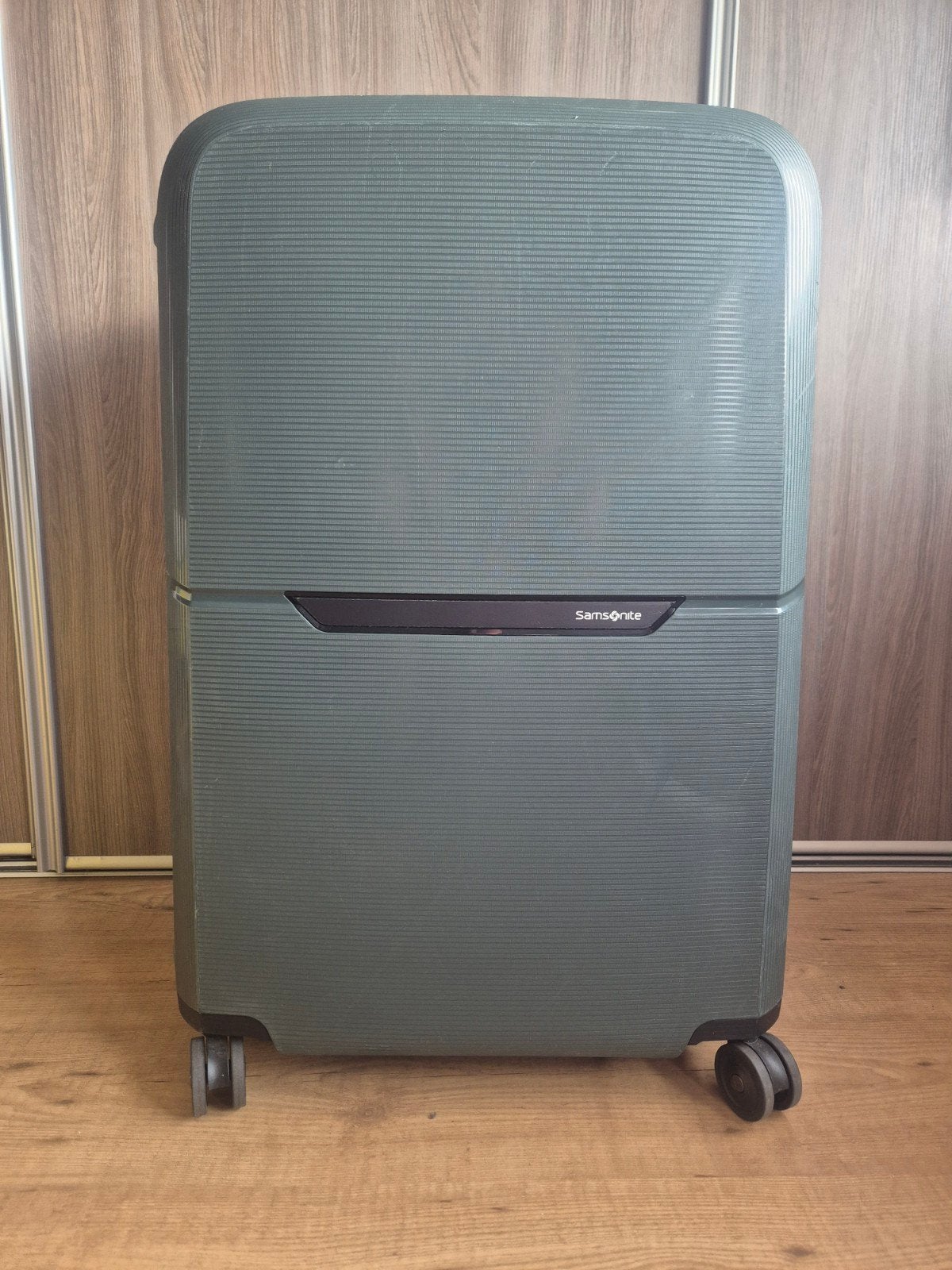 Samsonite Magnum Eco spinner 81 cm. Forest Green, Hard kunststof, Zo goed als nieuw, 70 cm of meer, 55 cm of meer