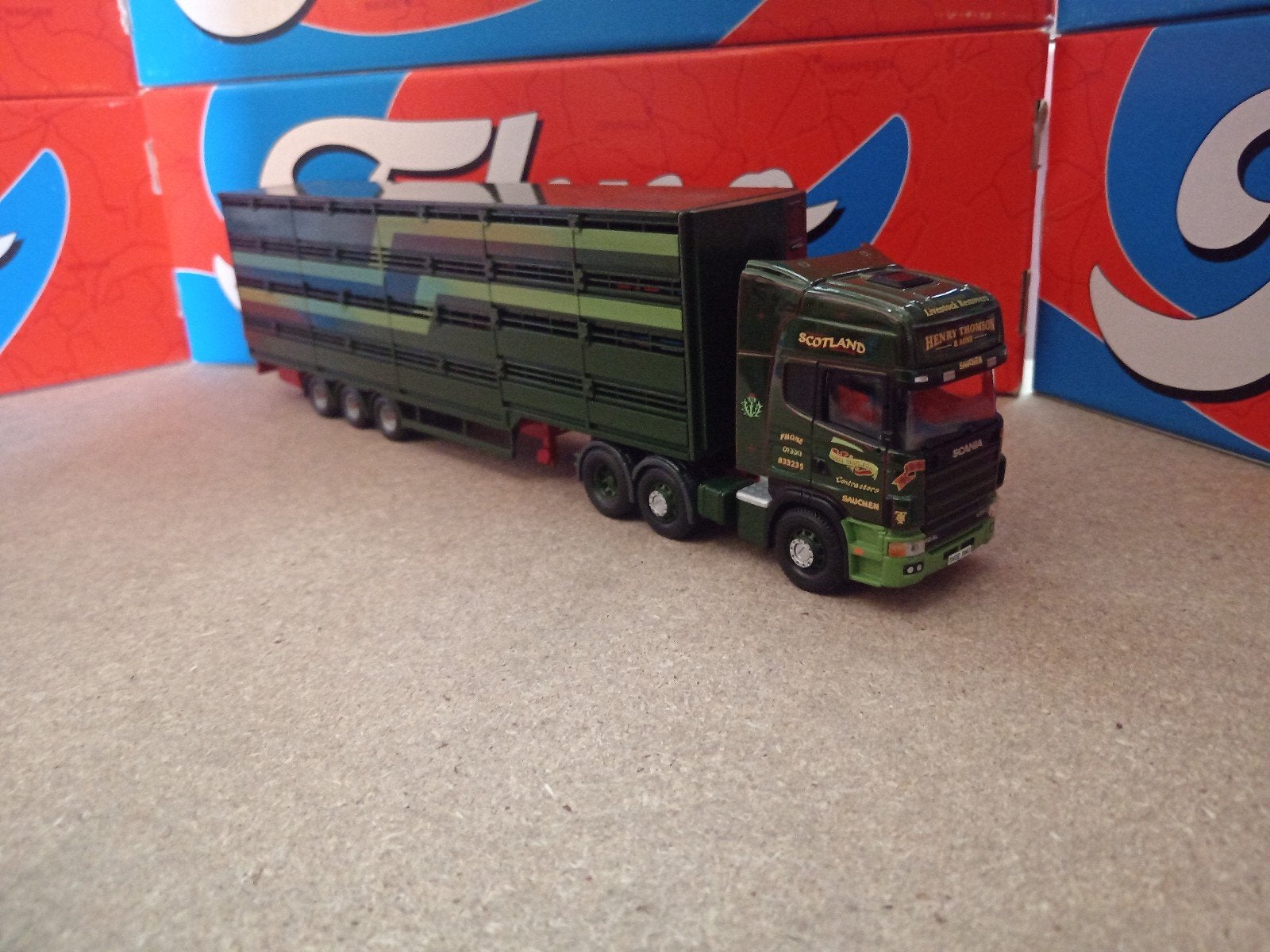 Scania R veeoplegger Henry Thomson Corgi, Hobby en Vrije tijd, Modelauto's | 1:50, C, Corgi, C, Nieuw